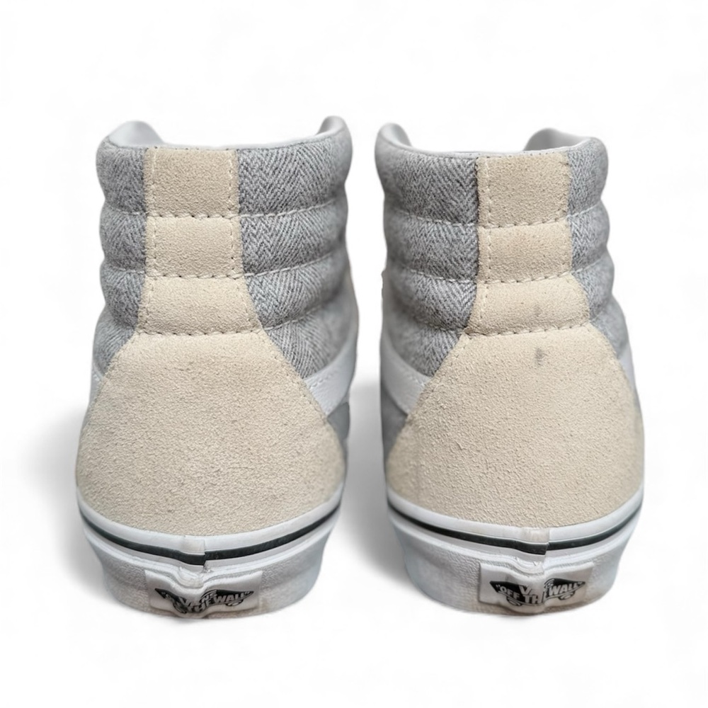 Vans Sk8-Hi High Top Sneakers – Cream / Off-White – Women’s 7 – Classic Skate - Picture 4 of 6